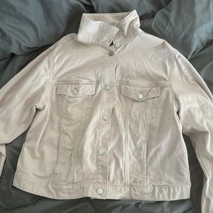 Pretty pink jean jacket